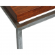 Knud Joos table of rosewood 42x42 Cm