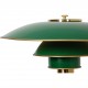 Poul Henningsen PH 3/2 table lamp with green shades