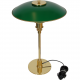 Poul Henningsen Ph 3/2 table lamp with green metal shades