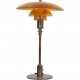 Poul Henningsen PH3/2 tablelamp with amber glass shades