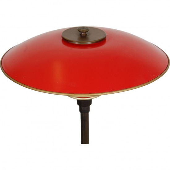 Poul Henningsen PH 3/2 tablelamp with red shades