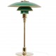 Poul Henningsen PH 3/2 table lamp with green shades