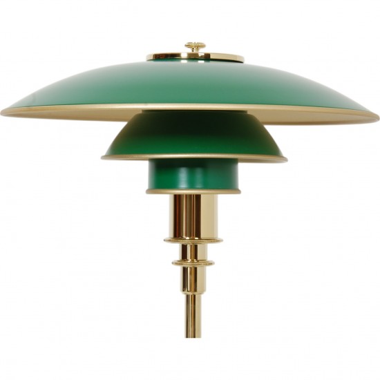 Poul Henningsen PH 3/2 table lamp with green shades