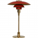 Poul Henningsen red PH3/2 table lamp