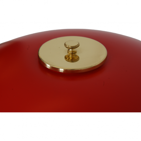 Poul Henningsen red PH3/2 table lamp