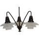 Poul Henningsen three-armed Emperor Chandelier PH-2/2