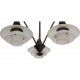 Poul Henningsen three-armed Emperor Chandelier PH-2/2