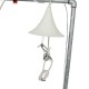 Poul Henningsen stål kogle lampe 72 Cm