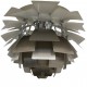 Poul Henningsen steel Artichoke lamp 72 Cm