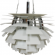 Poul Henningsen white Artichoke lamp 48 Cm