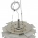 Poul Henningsen white Artichoke lamp 48 Cm