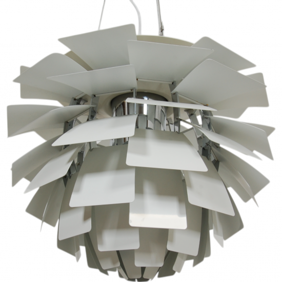 Poul Henningsen white Artichoke lamp 48 Cm