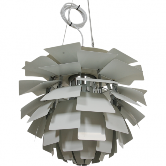 Poul Henningsen white Artichoke lamp 48 Cm