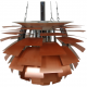 Poul Henningsen copper Artichoke lamp 48 Cm