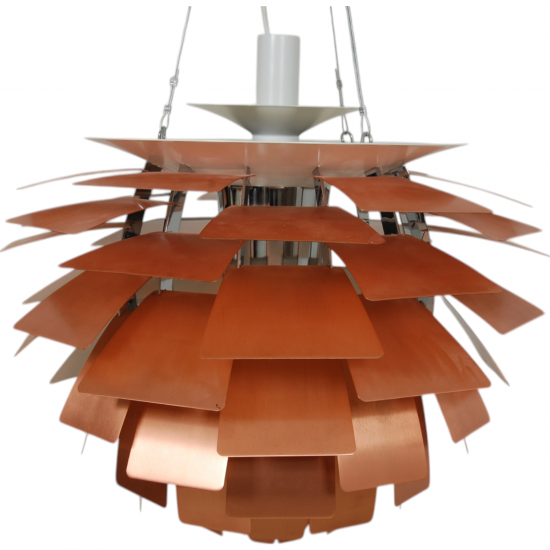 Poul Henningsen copper Artichoke lamp 60 Cm