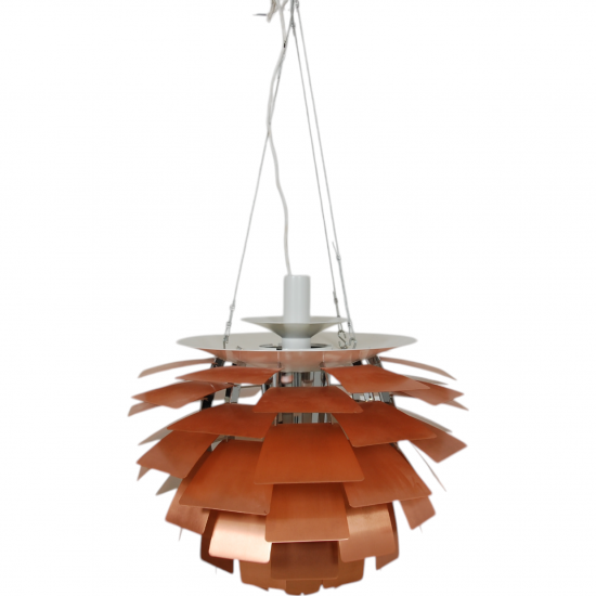 Poul Henningsen copper Artichoke lamp 60 Cm