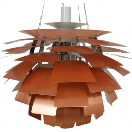 Poul Henningsen copper Artichoke lamp 60 Cm