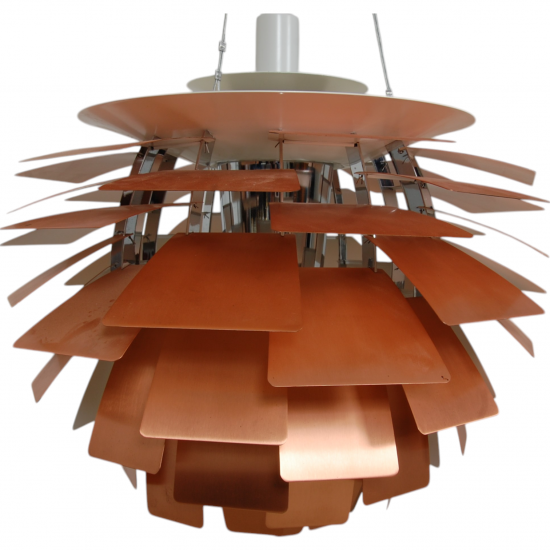 Poul Henningsen copper Artichoke lamp 60 Cm