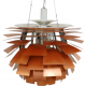 Poul Henningsen 60 Cm kobber Kogle lampe