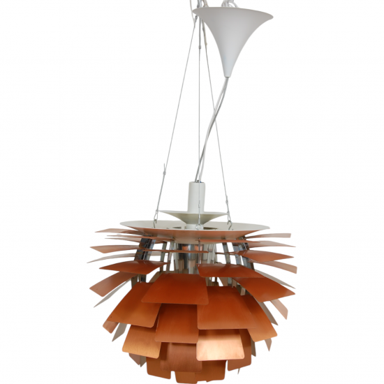 Poul Henningsen 60 Cm copper artichoke lamp