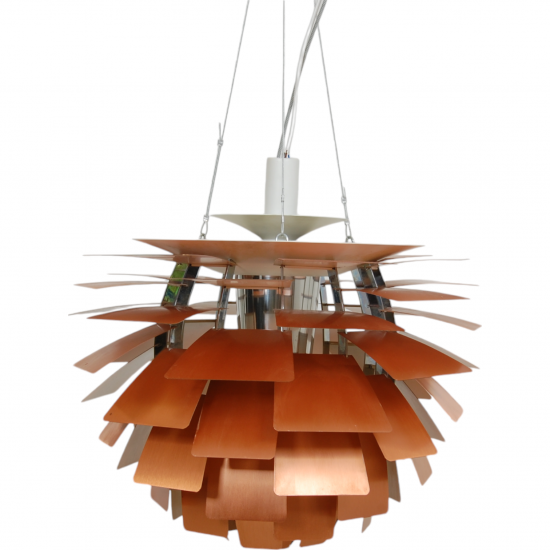 Poul Henningsen 60 Cm copper artichoke lamp