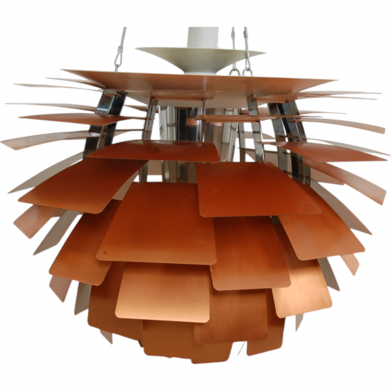 Poul Henningsen 60 Cm copper artichoke lamp