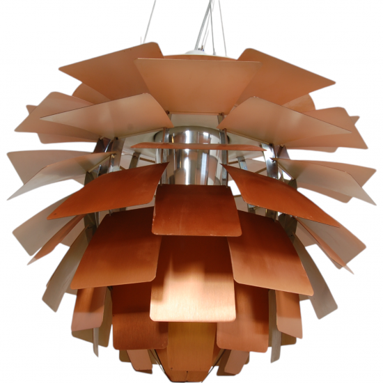 Poul Henningsen 60 Cm copper artichoke lamp