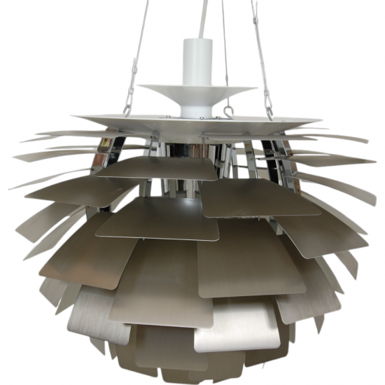 Poul Henningsen LED 60cm Steel artichoke lamp