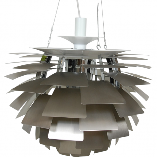 Poul Henningsen LED 60cm Steel artichoke lamp