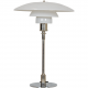 Poul Henningsen 4/3 nickel table lamp