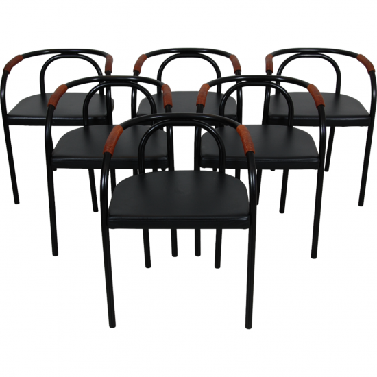 Set of 6 Poul Henningsen PH0 chairs