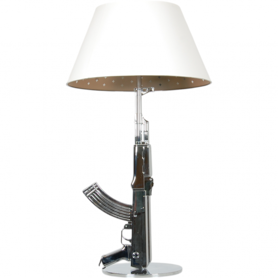 Philippe Starck Chrome Ak47 table lamp 