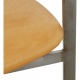 Poul Kjærholm PK-11 chair in patinated natural leather