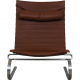 Poul Kjærholm PK20 chair in brown leather