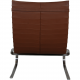 Poul Kjærholm PK20 chair in brown leather