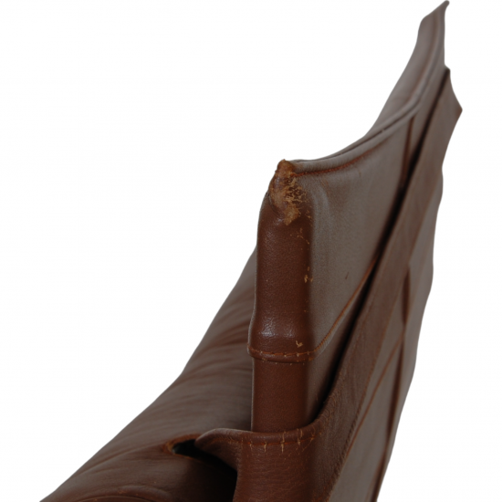 Poul Kjærholm PK20 chair in brown leather