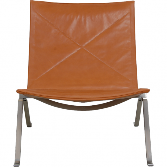 Poul Kjærholm PK-22 chair in cognac leather