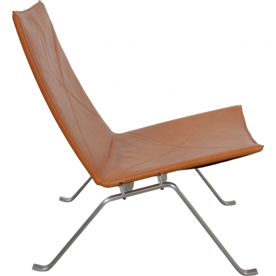 Poul Kjærholm PK-22 chair in cognac leather