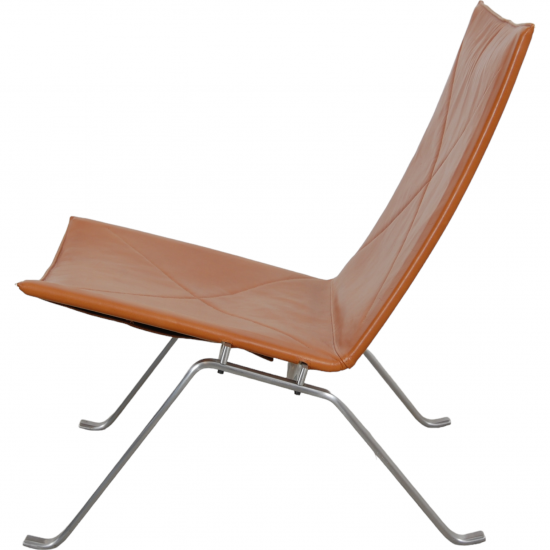 Poul Kjærholm PK-22 chair in cognac leather