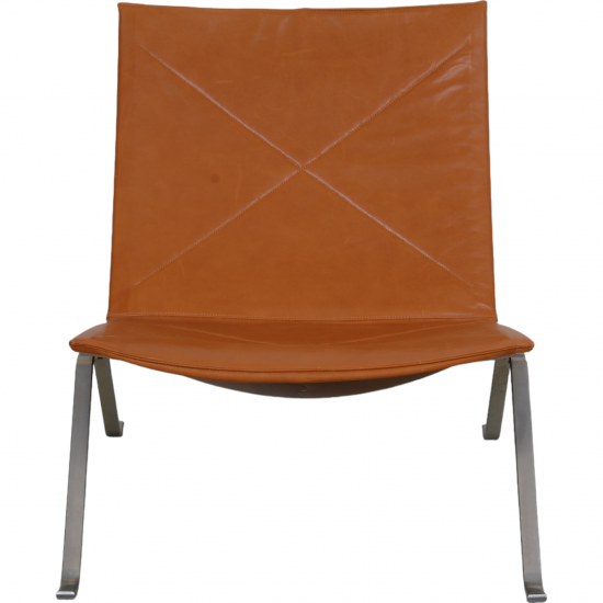 Poul Kjærholm PK-22 chair in cognac leather