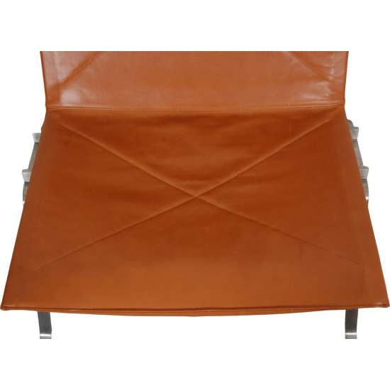 Poul Kjærholm PK-22 chair in cognac leather