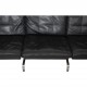 Poul Kjærholm PK-31/3 3.pers sofa i sort aura læder