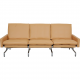 Poul Kjærholm 3.seater PK-31 sofa reupholstered in Nevada sand leather