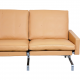 Poul Kjærholm 3.seater PK-31 sofa reupholstered in Nevada sand leather