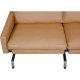 Poul Kjærholm 3.seater PK-31 sofa reupholstered in Nevada sand leather