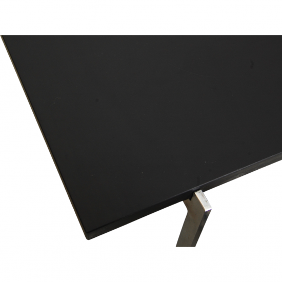 Poul Kjærholm PK-61 coffee table in black slate